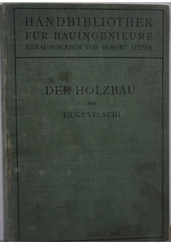 Der Holzbau, 1926 r.