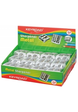 Temperówka KEYROAD Metal aluminiowa Display 24 sztuki