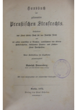 Handbuch des gesammten ,1872r.