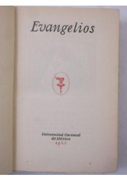 Evangelios, 1923 r.