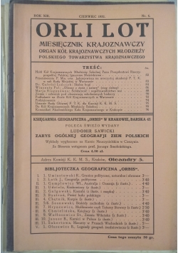 Orli Lot miesięcznik. 10 tomów 1932 r.