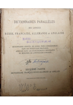 Dictionnaires Paralleles