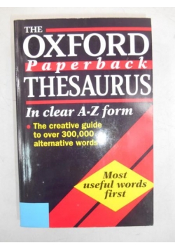 The Oxford Paperback Thesaurus