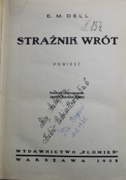 Strażnik wrót 1932 r