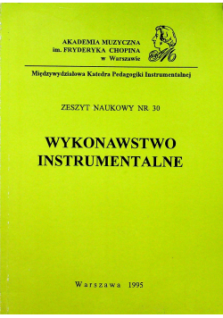 Wykonawstwo instrumentalne