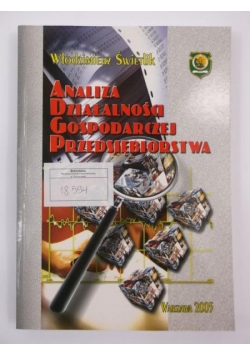 Analiza działalności gospodarczej przedsiębiorstwa