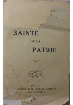 Sainte de la patrie, 1921 r.