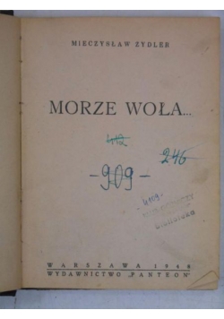 Morze woła, 1948 r.