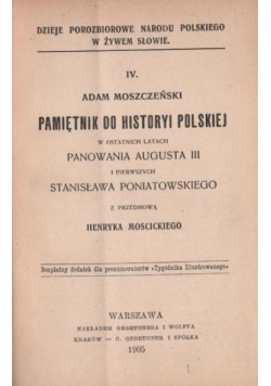 Pamiętnik do historyi polskiej, 1905r.