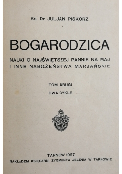Bogarodzica, Tom II, 1927 r.