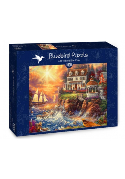 Puzzle 1000 Dom nad klifem
