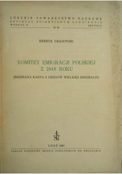 Komitet Emigracji Polskiej z 1848 roku