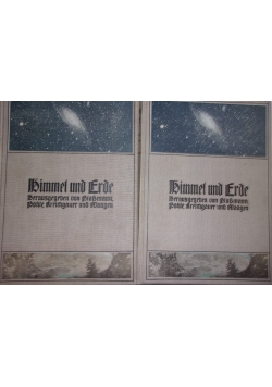 Himmel und Erde,band I-II, 1914 r.