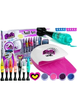 Zestaw do manicure pisaki + suszarka