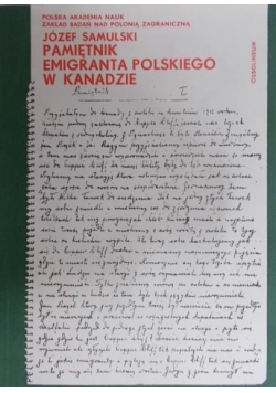 Pamiętnik emigranta polskiego w Kanadzie