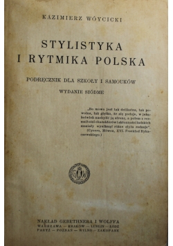 Stylistyka i Rytmika Polska 1927 r.
