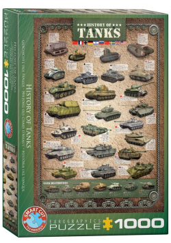 Puzzle 1000 Historia czołgów