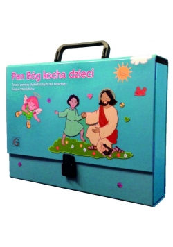 Religia 4-latek Pan Bóg kocha dzieci Teczka pomocy