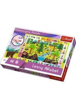 Puzzle Edukacyjne Leśny Alfabet TREFL