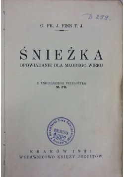 Śnieżka, 1931r.
