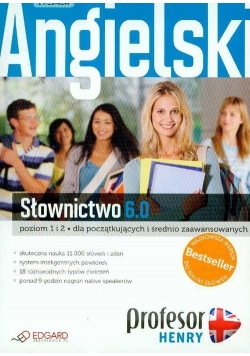 Angielski słownictwo 6.0 poziom 1 i 2 dla początkujących i średnio zaawansowanych, CD