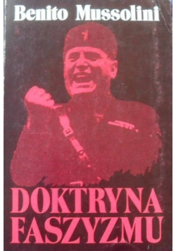 Doktryna Faszyzmu reprint z 1935r