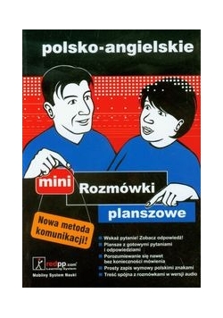 Rozmówki planszowe mini polsko angielskie