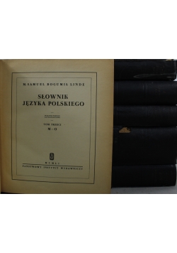 Słownik języka polskiego 6 tomów reprint z   ok 1860 r.