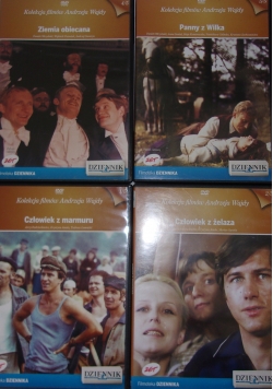 Kolekcja flmów Andrzeja Wajdy, zestaw 4 płyt DVD