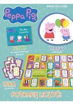 Świnka Peppa. Wypychanki. Potrafię liczyć