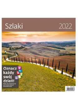 Kalendarz 2022 z naklejkami Szlaki HELMA