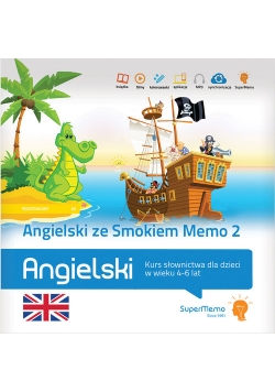 Angielski ze Smokiem Memo 2 Kurs słownictwa dla dzieci w wieku 4-6 lat (poziom podstawowy A0)
