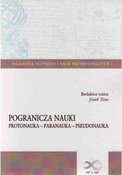 Pogranicza nauki Protonauka  Paranauka  Pseudonauka