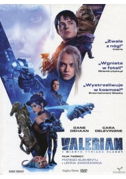 Valerian i miasto tysiąca planet książka z filmem DVD Nowa