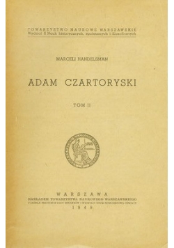 Adam Czartoryski, tom II, 1949 r.