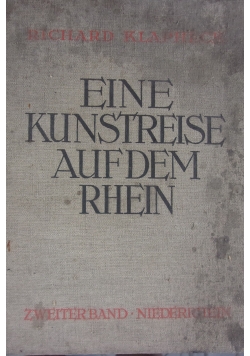 Eine Kunstreise auf dem rhein. 1928 r.