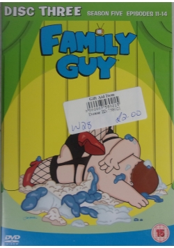 Family Guy season 5, płyta DVD