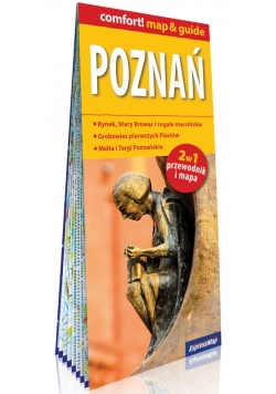 Poznań laminowany map&guide 2w1 przewodnik i mapa