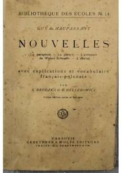 Guy de Maupassant Nouvelles Około 1920 r.