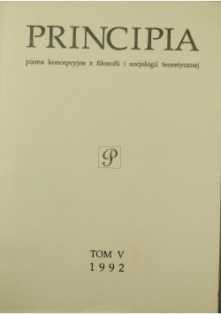 Principia Tom V