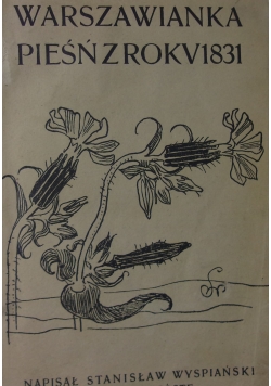 Warszawianka pieśń z roku  1831, 1931 r.
