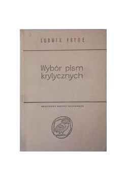 Wybór pism krytycznych