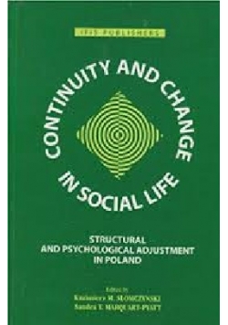 Continuity and Change in Social Life