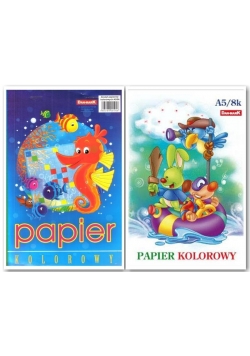 Papier kolorowy A5/8K (10szt)