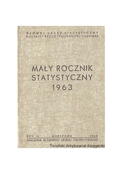 Mały rocznik statystyczny 1963