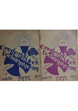 Orędowniczek Eucharystyczny, 2 części, 1939r.