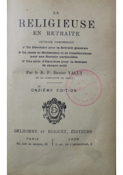 La Religieuse en retraite 1878 r.