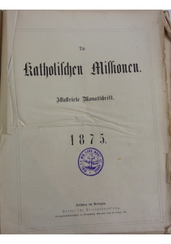 Die Katholischen Mifhonen, 1875 r.