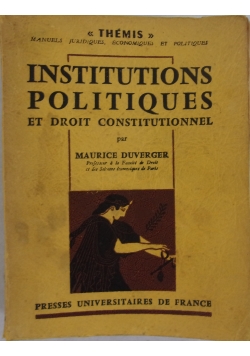Institutios politiques et droit constitutionnel