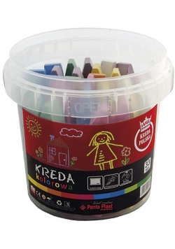 Kreda kwadratowa w wiaderku 33 sztuki